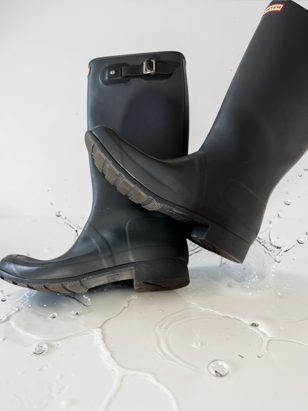 Hunter Women's Original Tour Foldable Tall Rain Boots (WFT1026RMA) - Size 11